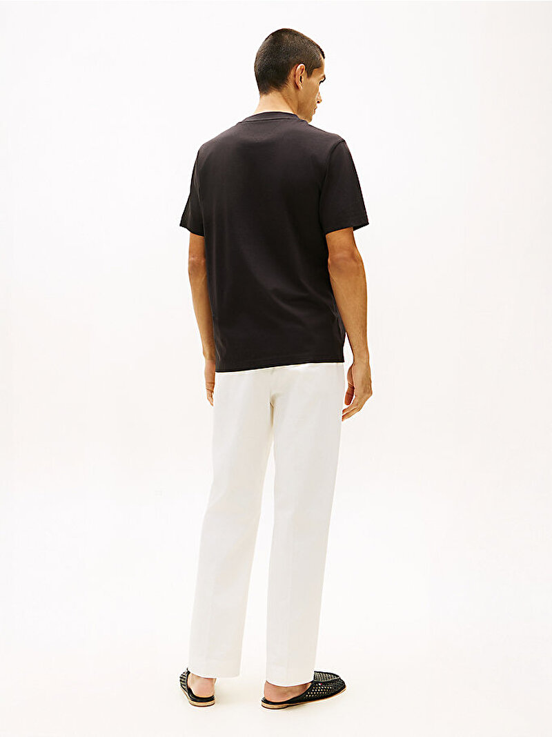 Erkek Monogram Swim T-shirt Siyah MW0MW43066BDS