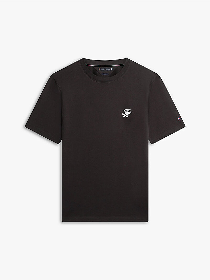 Erkek Monogram Swim T-shirt Siyah MW0MW43066BDS