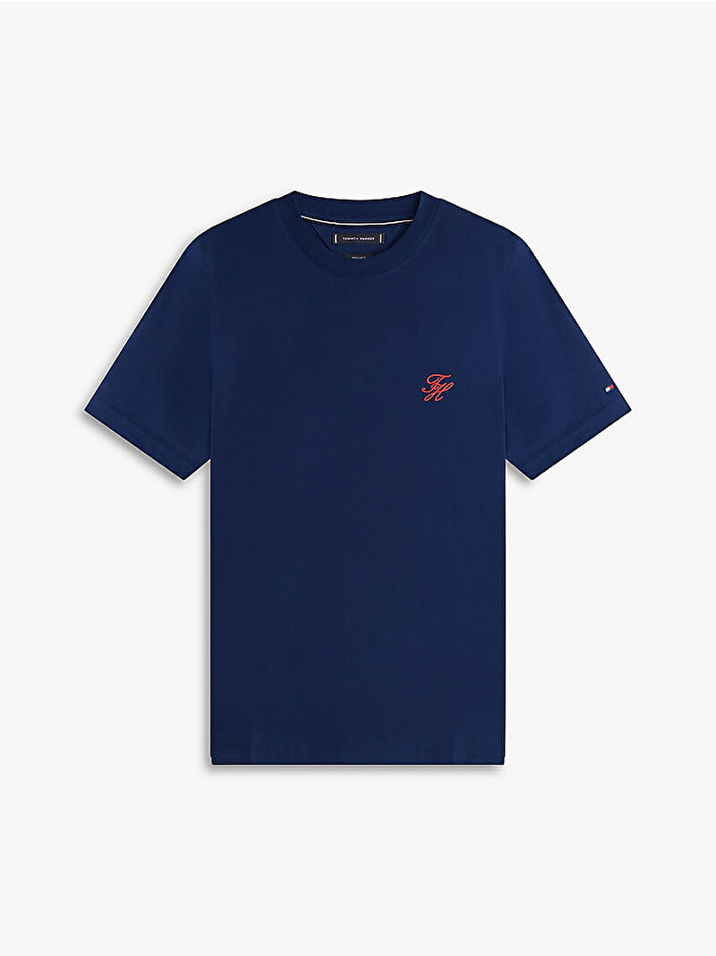 Erkek Monogram Swim T-shirt Lacivert MW0MW43066DCC