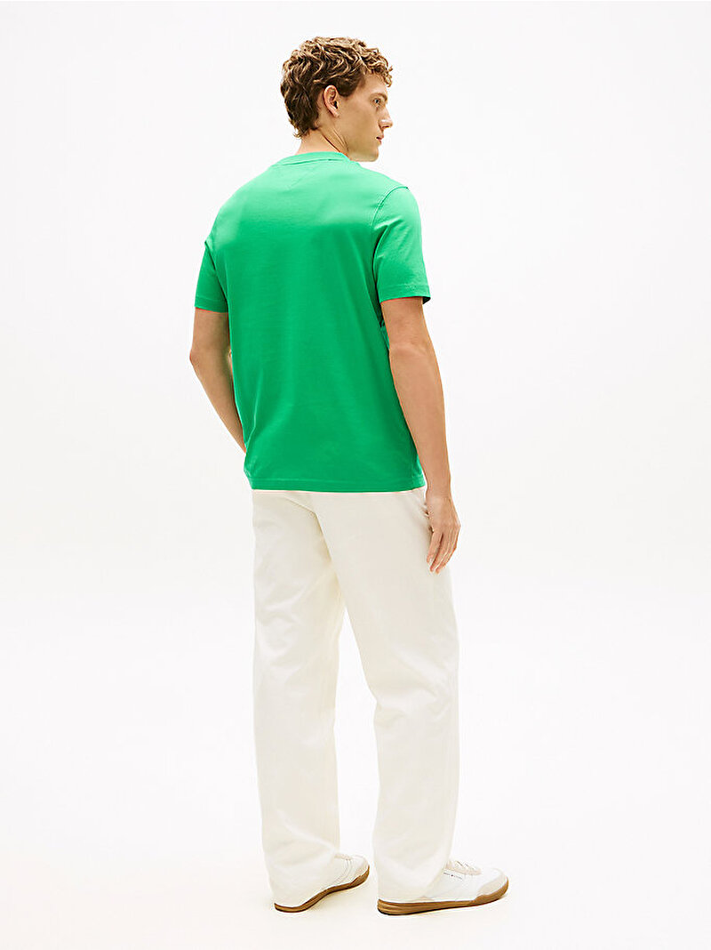 Erkek Monogram Swim T-shirt Yeşil MW0MW43066L3W