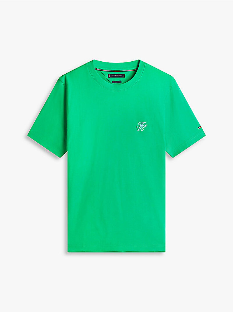 Erkek Monogram Swim T-shirt Yeşil MW0MW43066L3W
