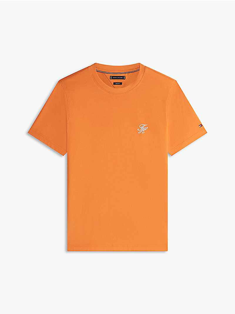 Erkek Monogram Swim T-shirt Turuncu MW0MW43066SCX
