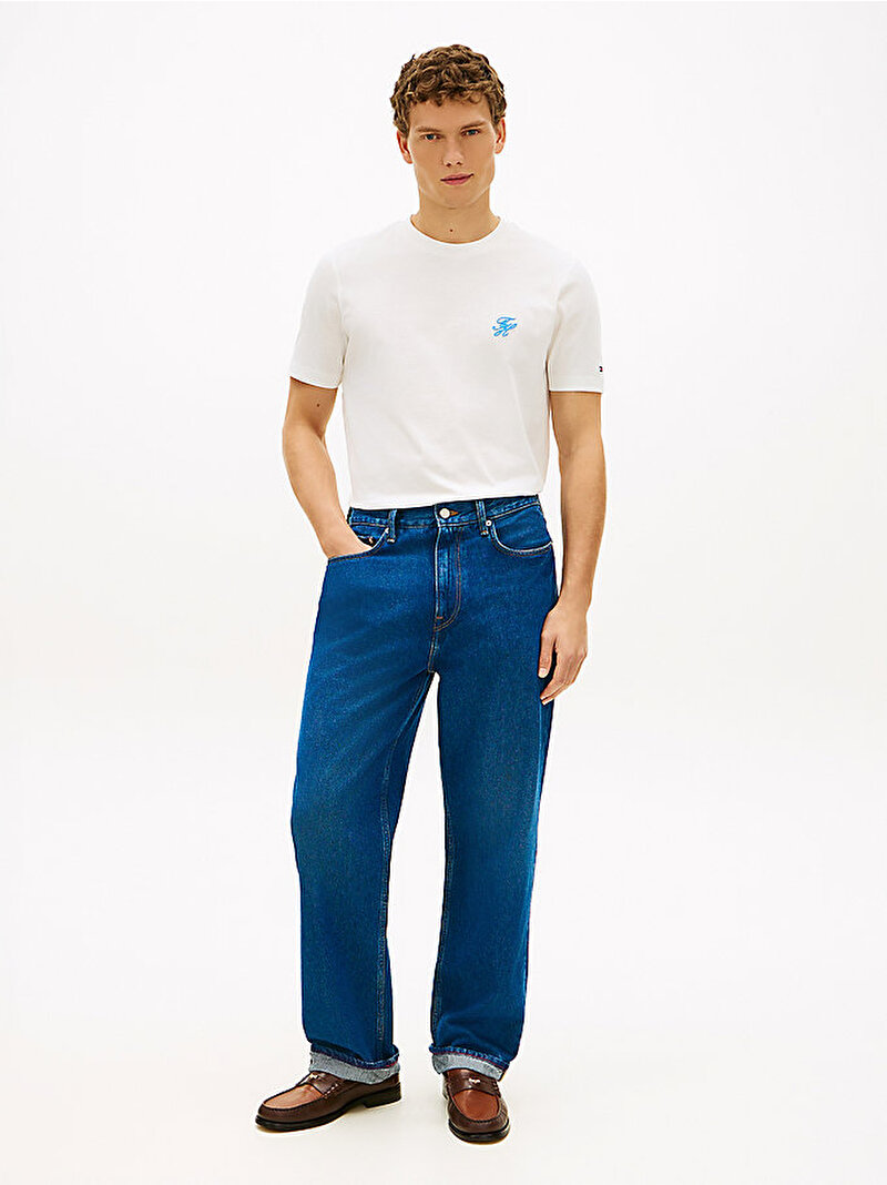 Erkek Monogram Swim T-shirt Ekru MW0MW43066YBL
