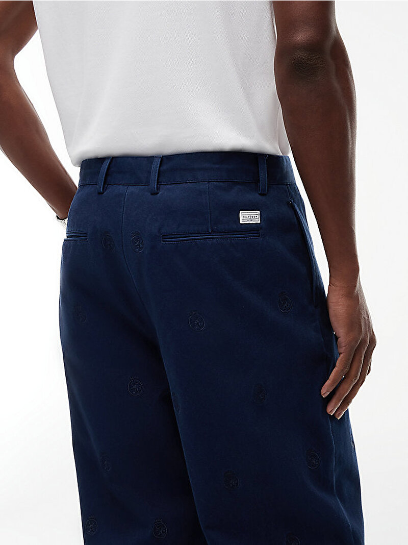 Erkek Grrand Heritage Twill Pantolon Lacivert MW0MW43111DCC