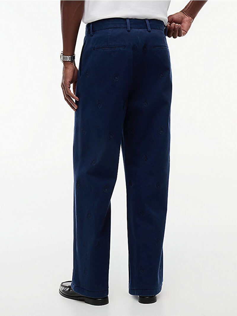 Erkek Grrand Heritage Twill Pantolon Lacivert MW0MW43111DCC