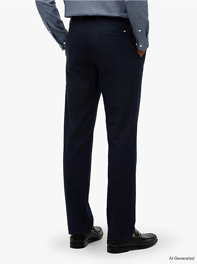 Erkek Denton Knit Tech Chino Pantolon Lacivert MW0MW43408DW5