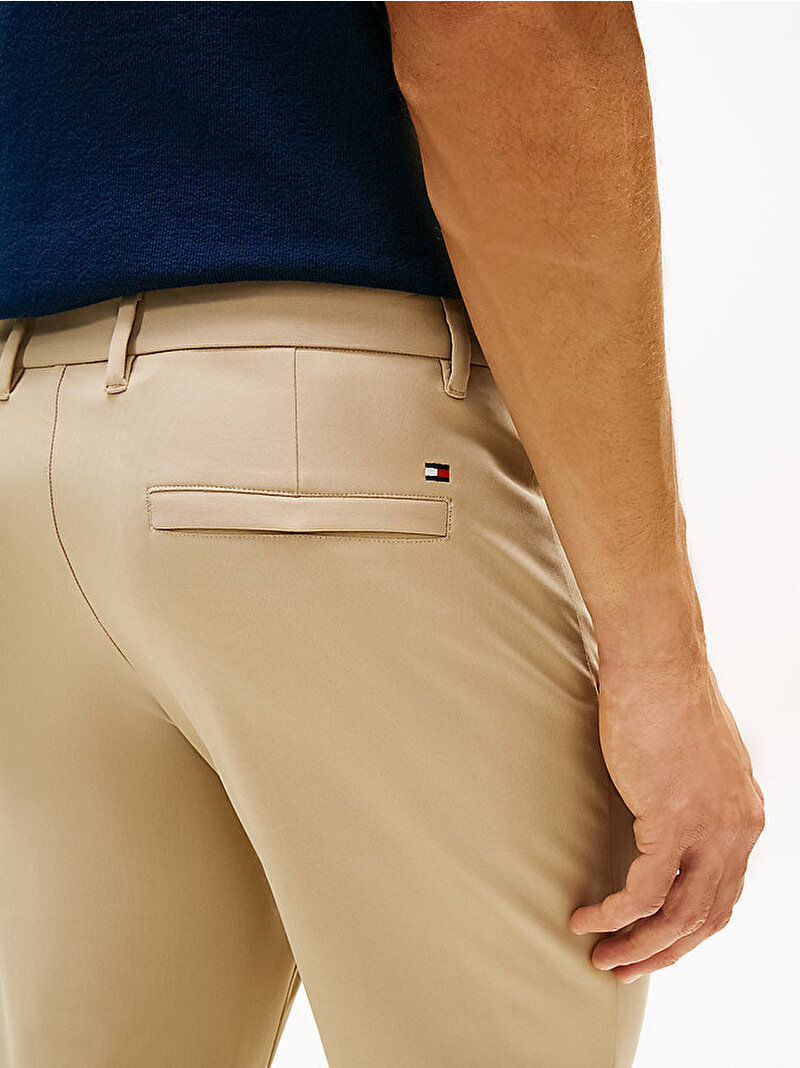 Erkek Denton Knit Tech Chino Pantolon Bej MW0MW43408RBT