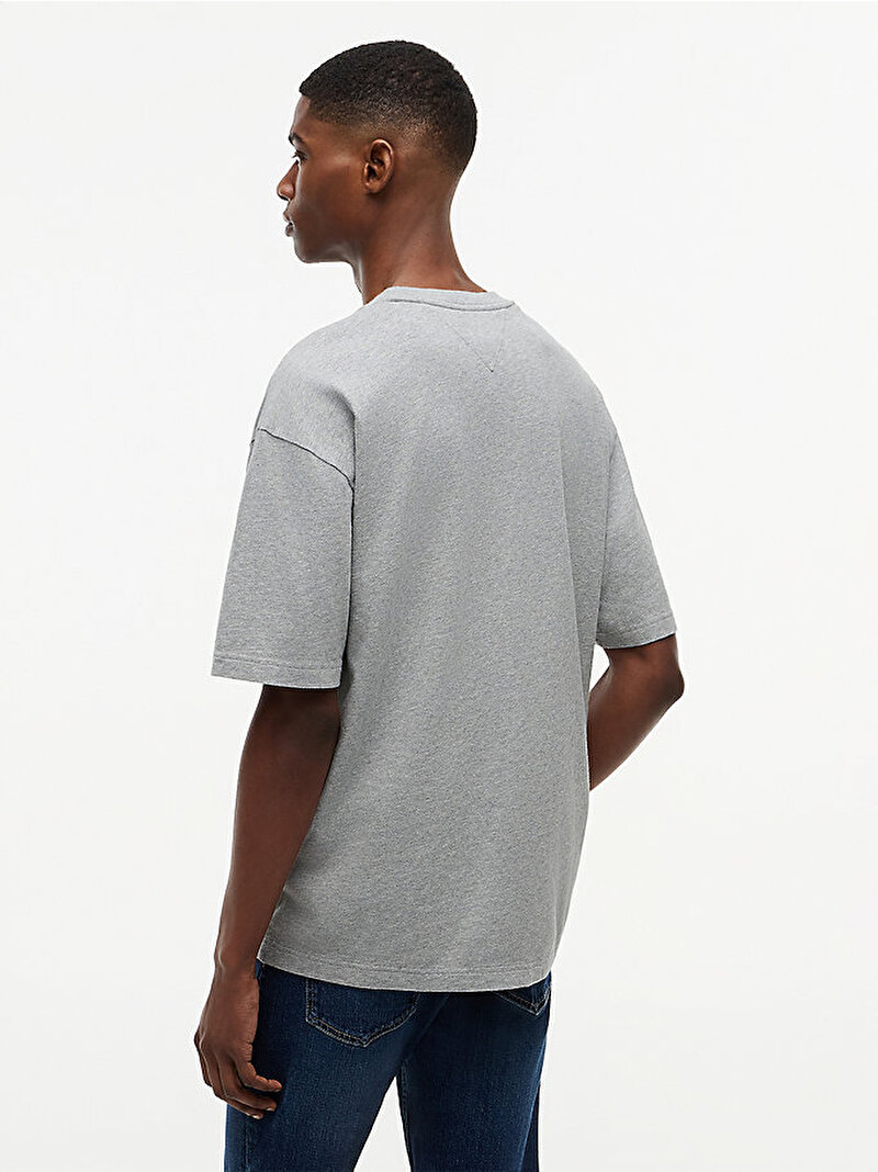 Erkek Heritage Flag T-shirt Gri MW0MW46312P01