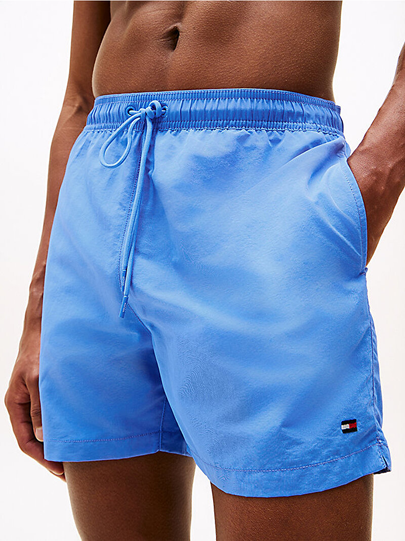 Erkek Medium Drawstring Deniz Şortu Mavi UM0UM03477C30