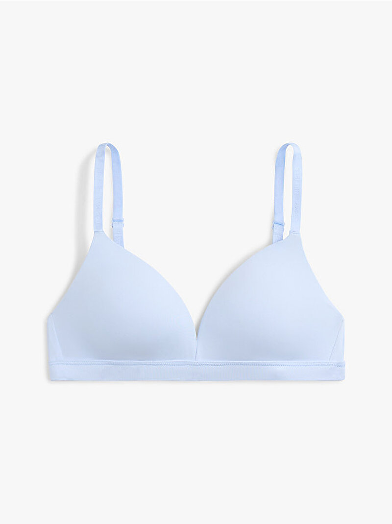 Kadın Padded Triangle Sütyen Mavi UW0UW06041C3Q