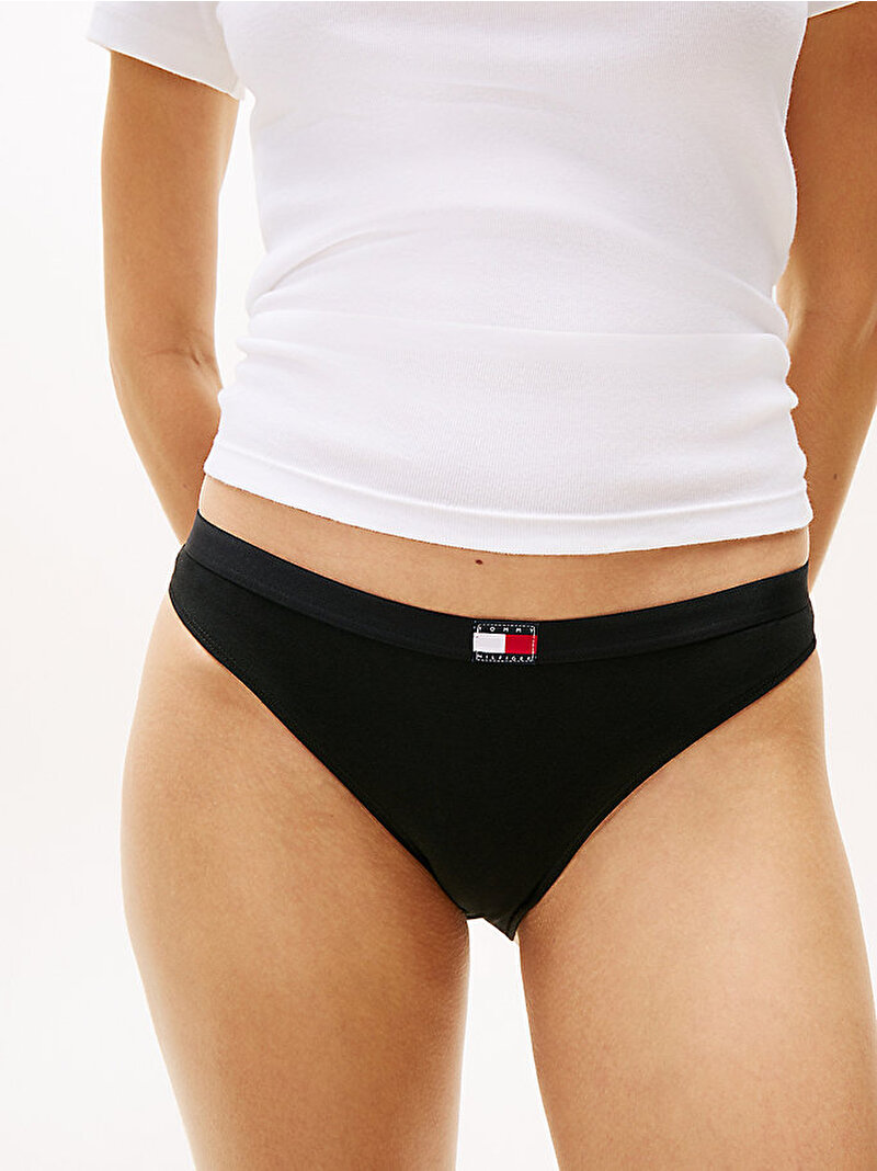 Kadın 3'lü Paket Bikini Külot Siyah UW0UW061410XK