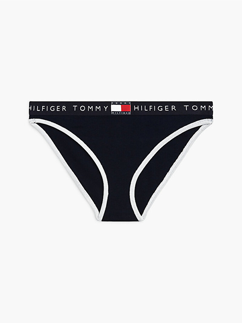 Kadın Rib Bikini Külot Lacivert UW0UW06274C1G