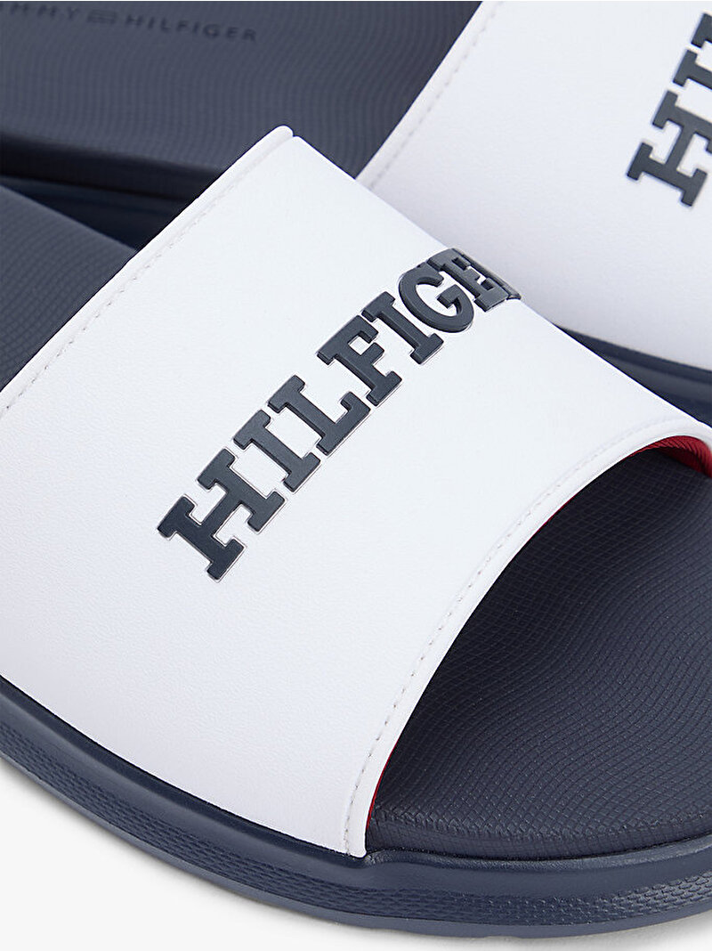 Erkek Dual Density Hilfiger Terlik Beyaz FM0FM05797YBS