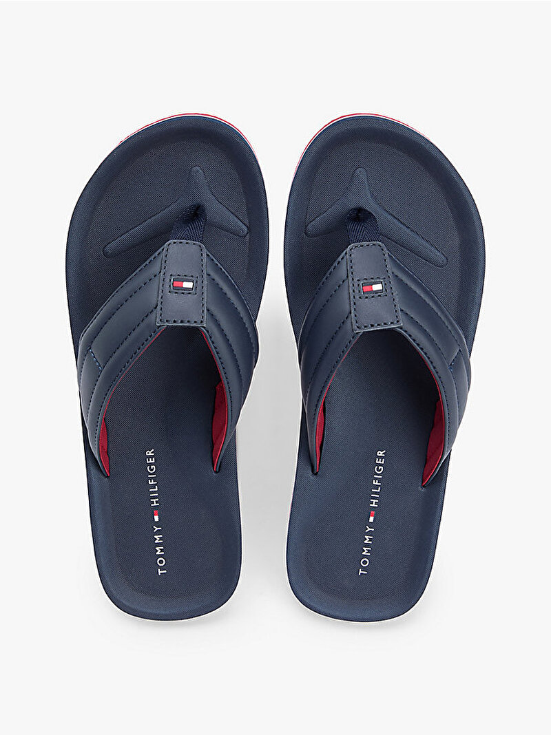 Erkek Hilfiger Padded Plaj Terliği Lacivert FM0FM05801DW5
