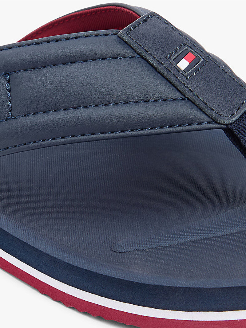 Erkek Hilfiger Padded Plaj Terliği Lacivert FM0FM05801DW5