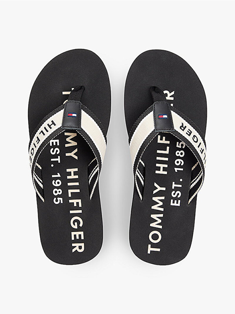 Erkek Sporty Hilfiger Plaj Terliği Siyah FM0FM05805BDS
