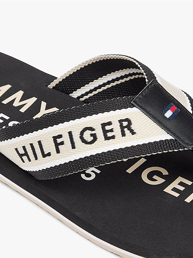 Erkek Sporty Hilfiger Plaj Terliği Siyah FM0FM05805BDS