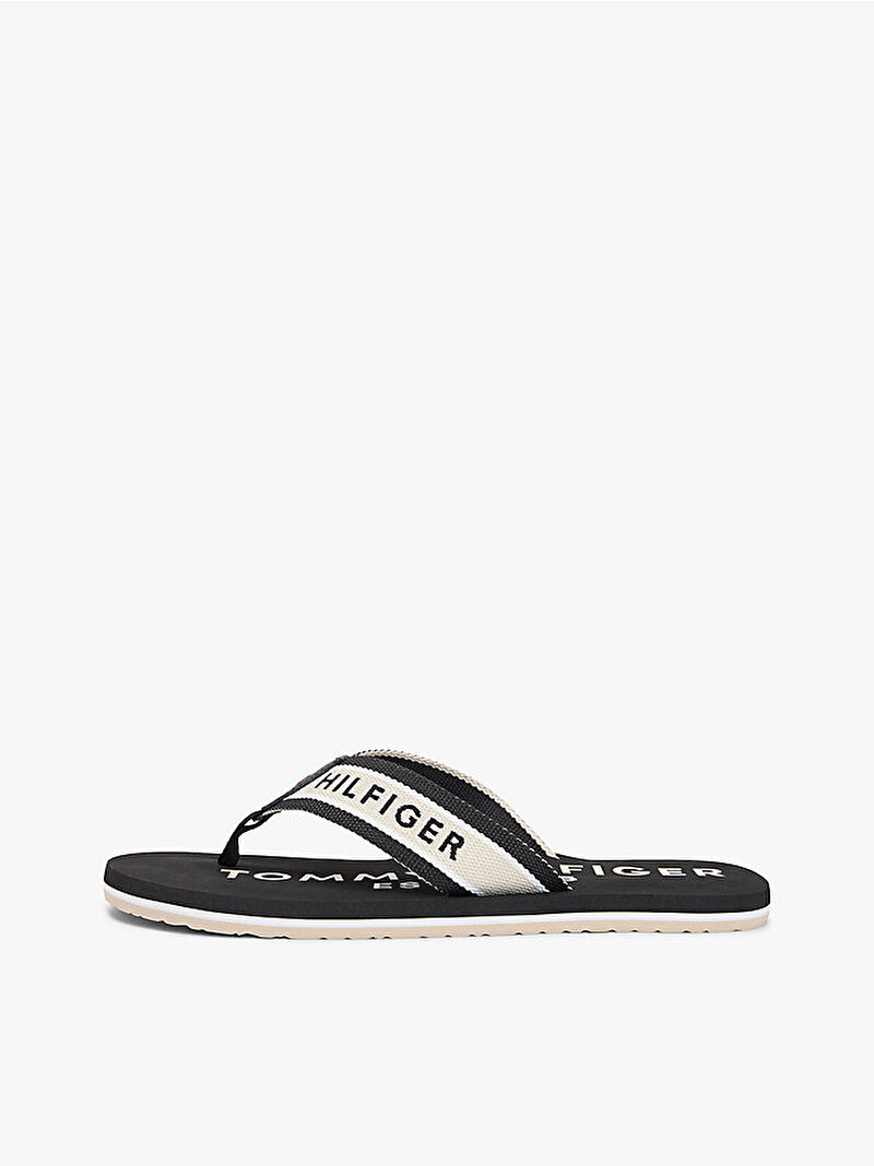 Erkek Sporty Hilfiger Plaj Terliği Siyah FM0FM05805BDS