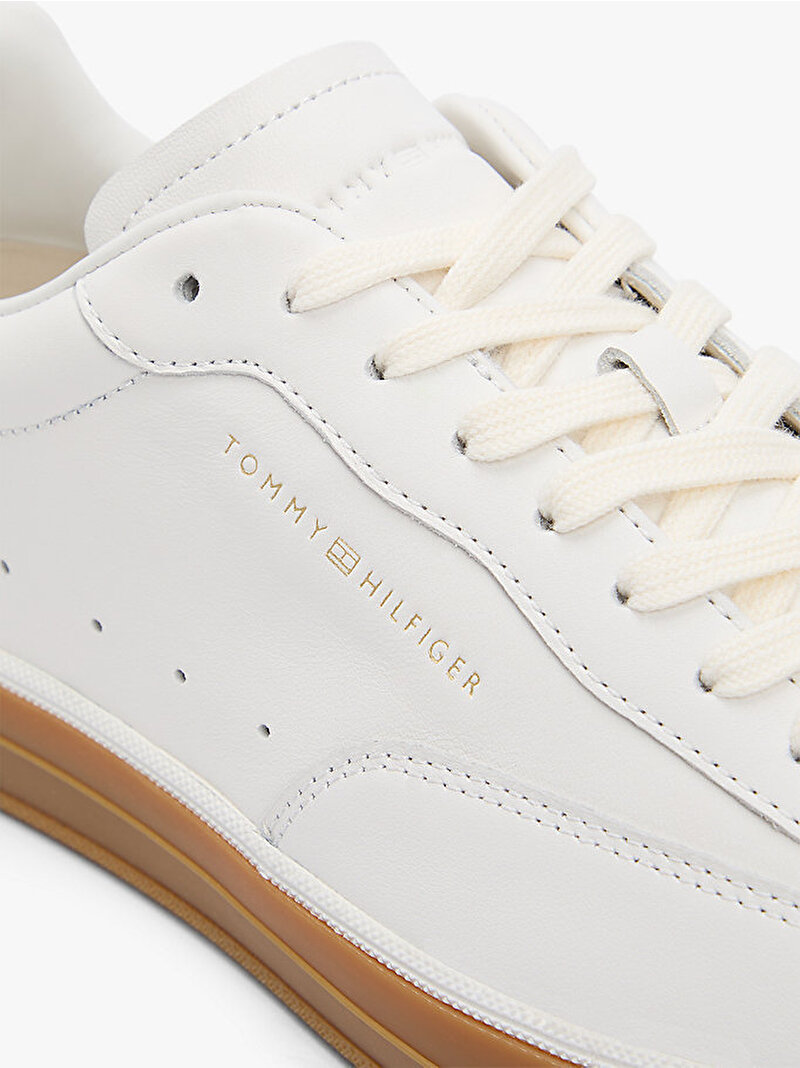 Erkek TH Sneaker Ekru FM0FM05815YBL