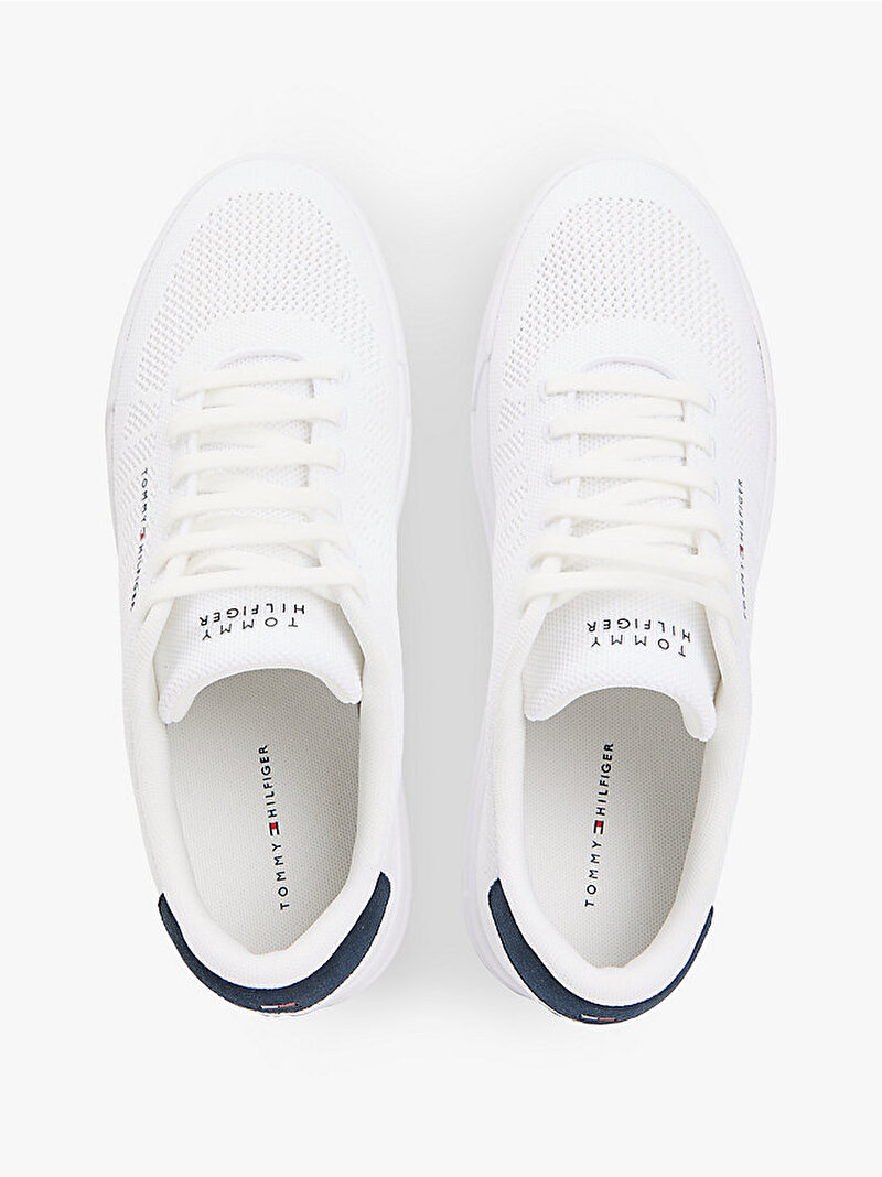Erkek TH Court Knit Sneaker Beyaz FM0FM05823YBS
