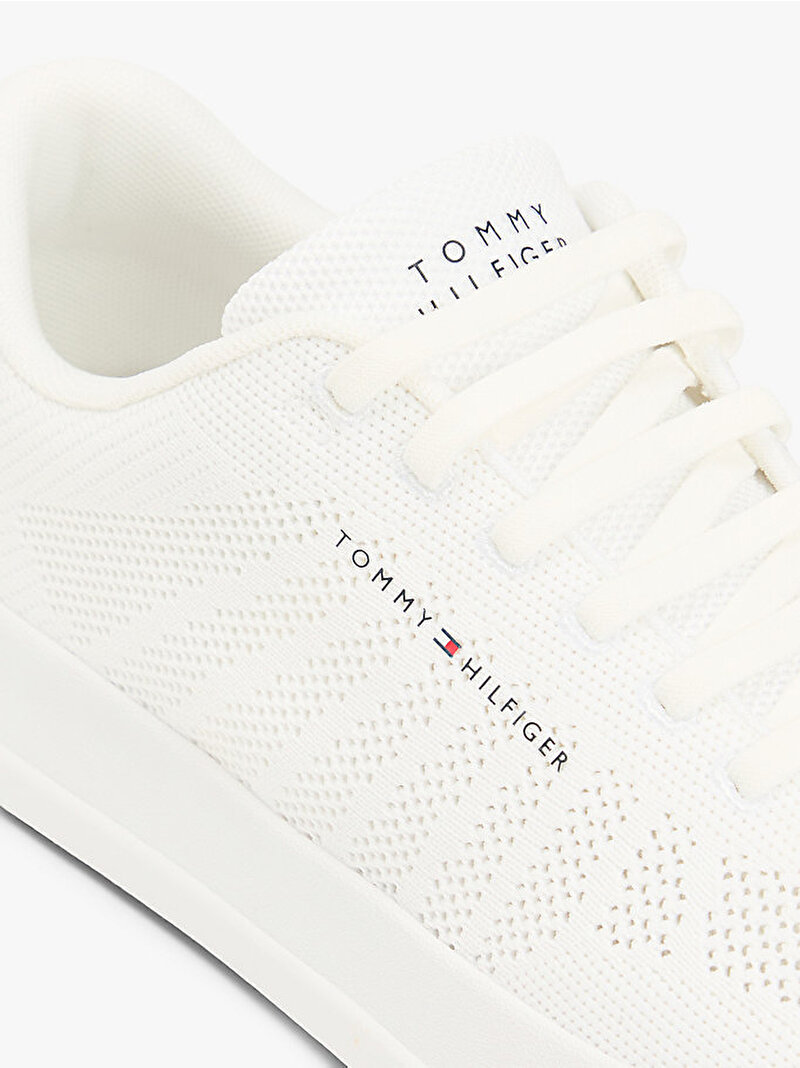 Erkek TH Court Knit Sneaker Beyaz FM0FM05823YBS