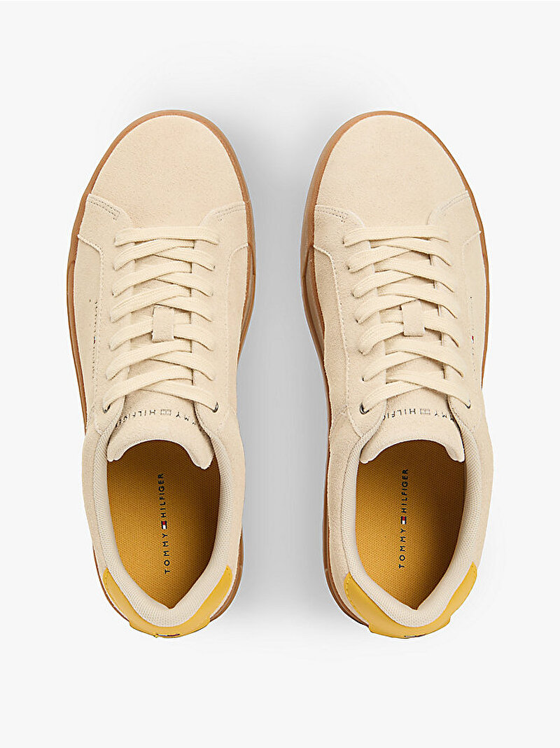 Erkek TH Court Süet Sneaker Bej FM0FM05824ACI
