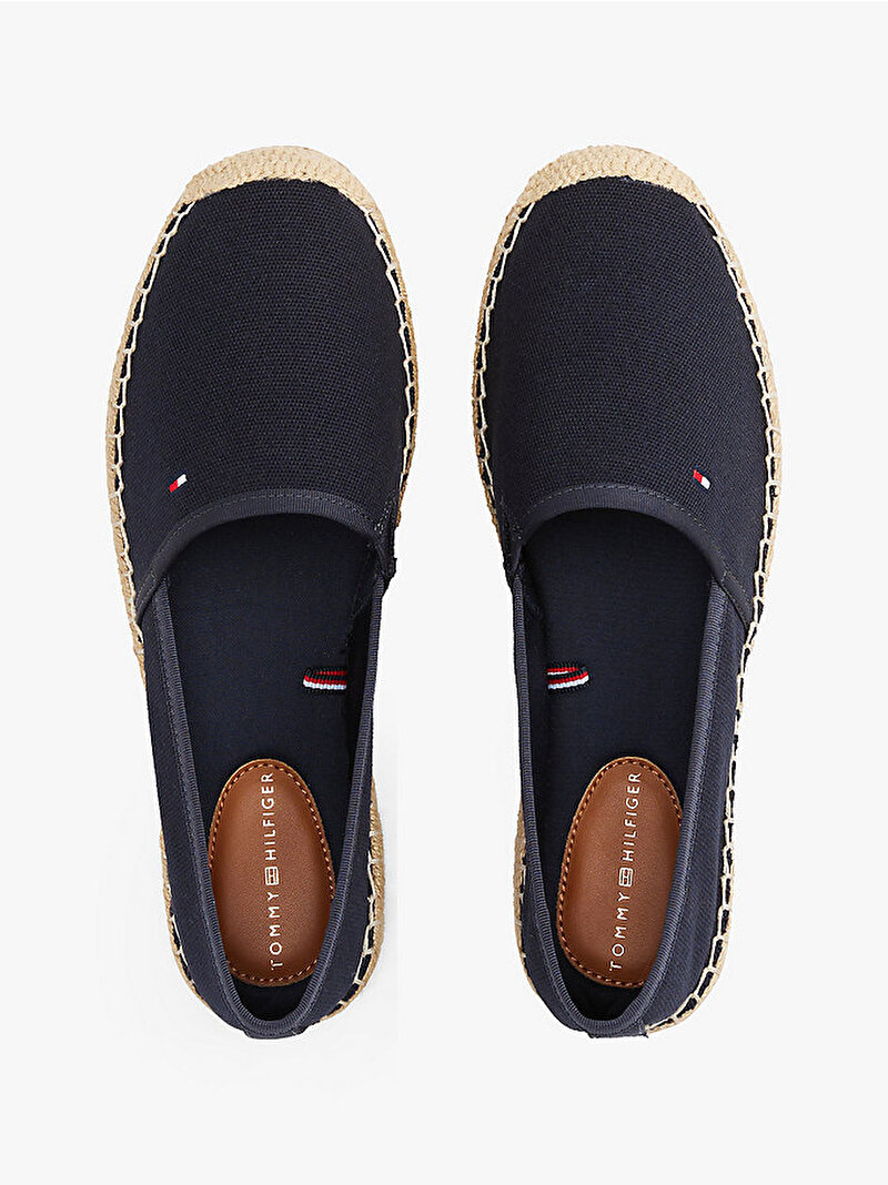 Kadın Flag Canvas Espadril Lacivert FW0FW08541DW6
