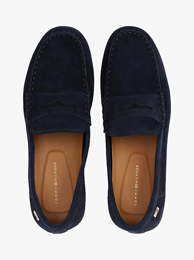 Kadın Flag Soft Süet Loafer Lacivert FW0FW08558DW6