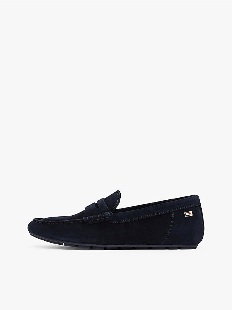 Kadın Flag Soft Süet Loafer Lacivert FW0FW08558DW6