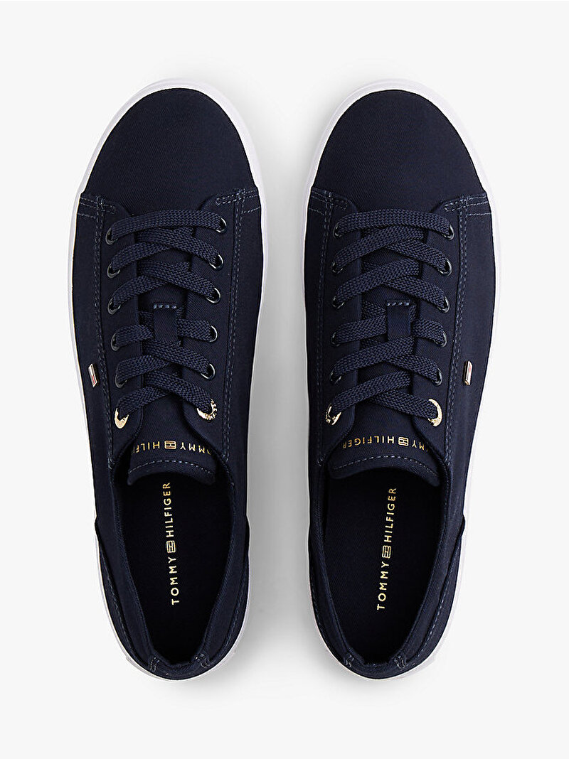 Kadın TH Foxing Sneaker Lacivert FW0FW09170DW6