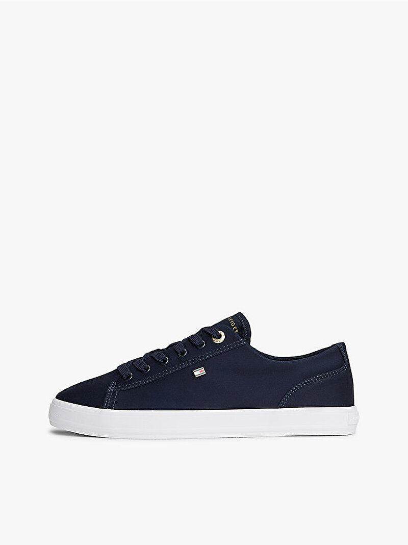 Kadın TH Foxing Sneaker Lacivert FW0FW09170DW6