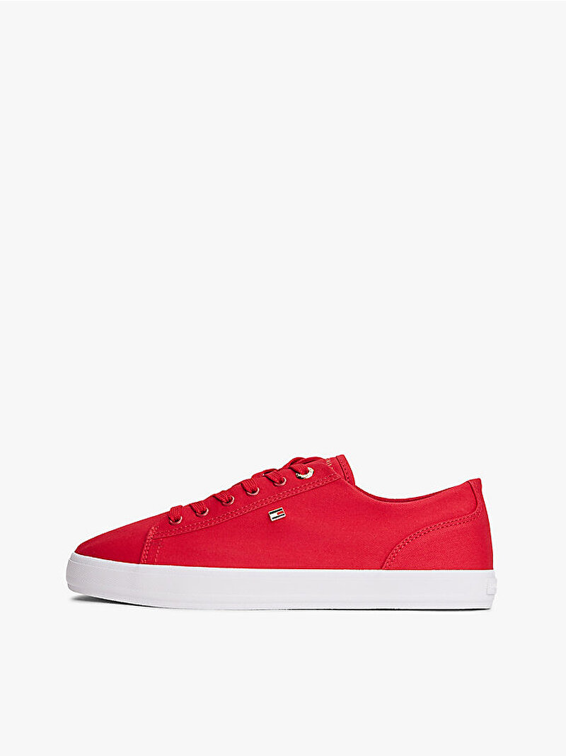 Kadın TH Foxing Sneaker Kırmızı FW0FW09170XLG