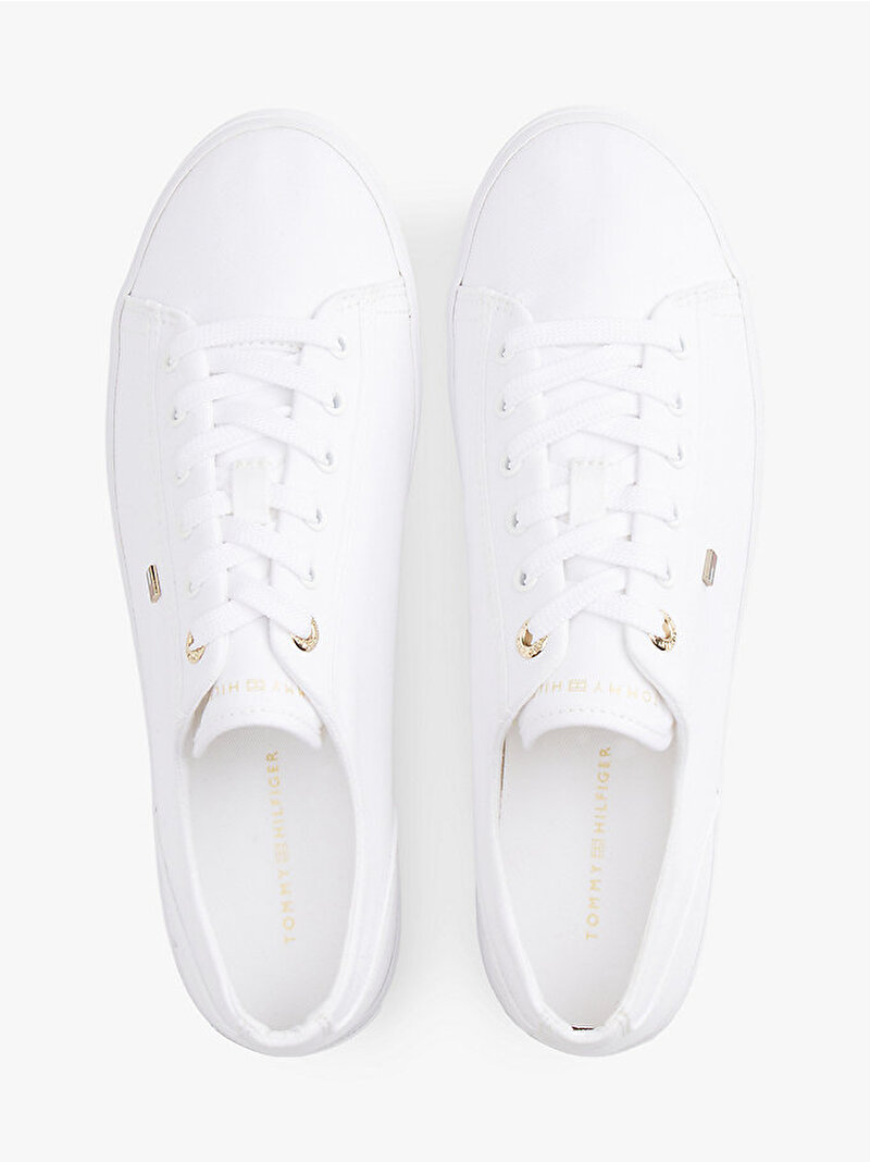 Kadın TH Foxing Sneaker Beyaz FW0FW09170YBS