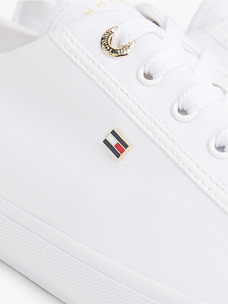 Kadın TH Foxing Sneaker Beyaz FW0FW09170YBS