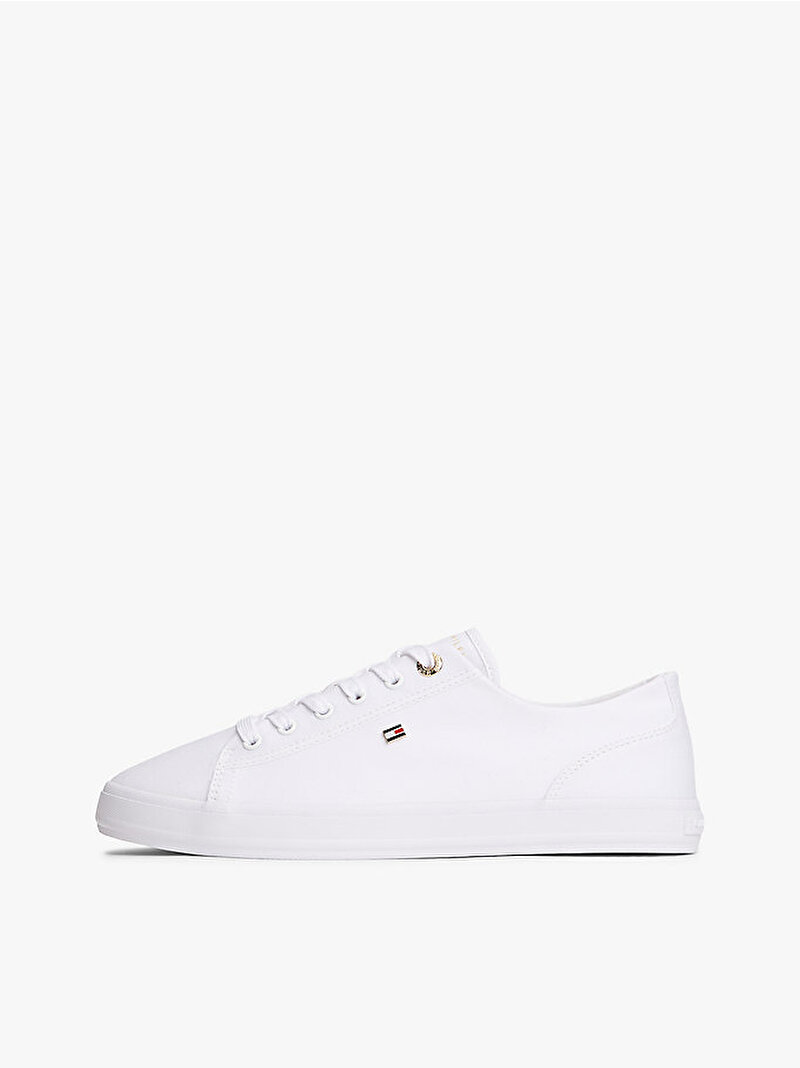 Kadın TH Foxing Sneaker Beyaz FW0FW09170YBS