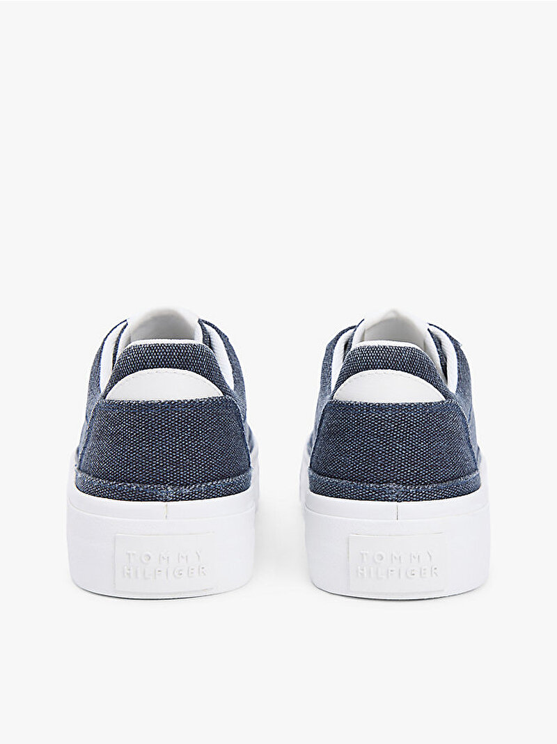 Kadın TH Foxing Platform Sneaker Lacivert FW0FW09172DW6
