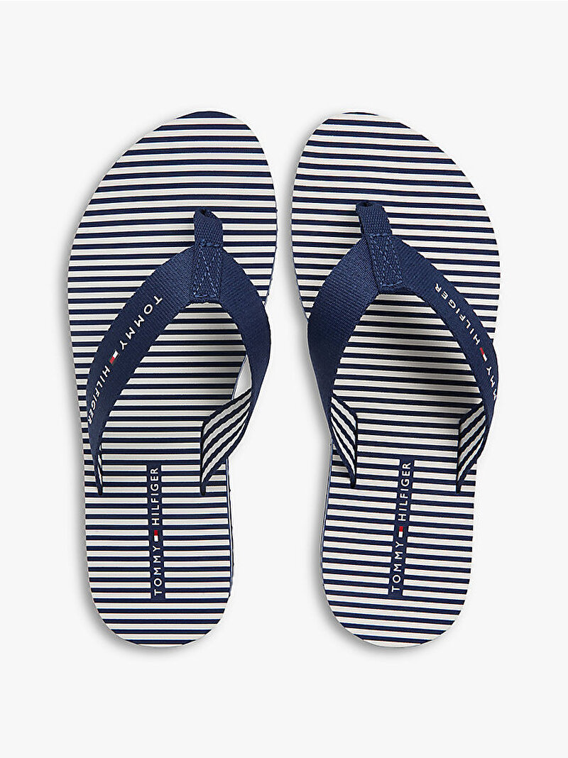 Kadın TH Ithaca Stripe Plaj Terliği Lacivert FW0FW09192C7G