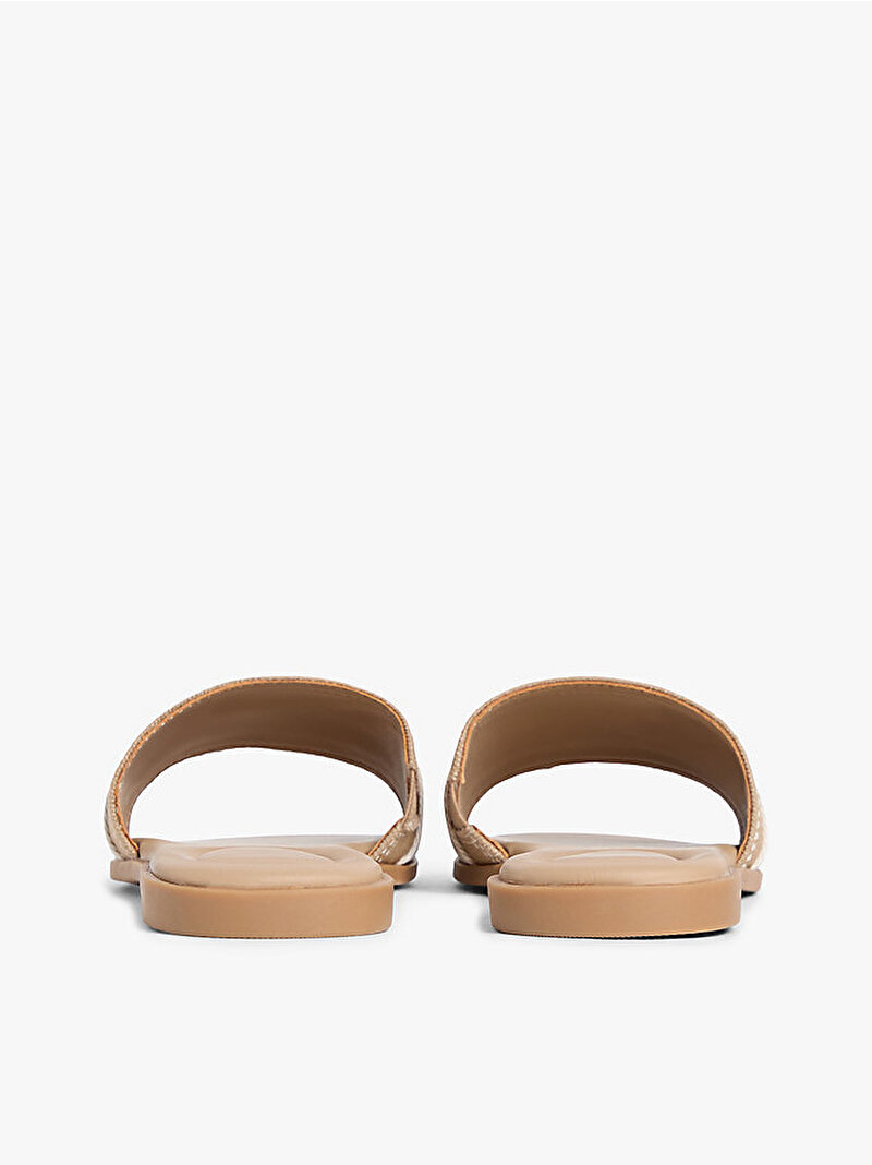 Kadın Flat Mule Webbing Terlik Bej FW0FW09217RBC