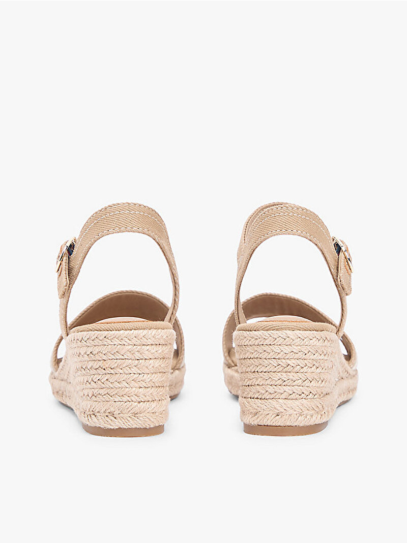 Kadın Mid Wedge Espadril Topuklu Ayakkabı Bej FW0FW09230RBC