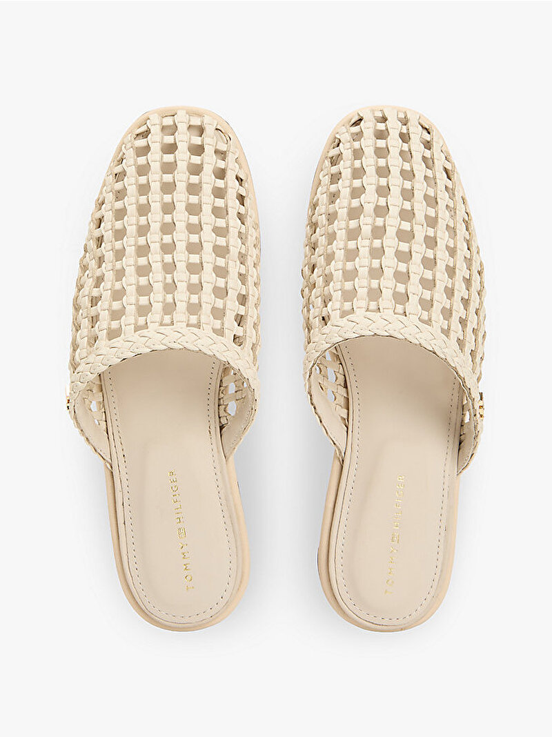 Kadın Hilfiger Leather Loafer Bej FW0FW09280AEO