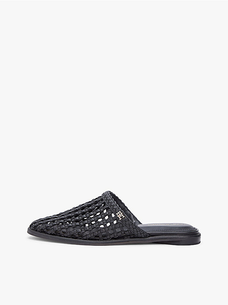 Kadın Hilfiger Leather Loafer Siyah FW0FW09280BDS