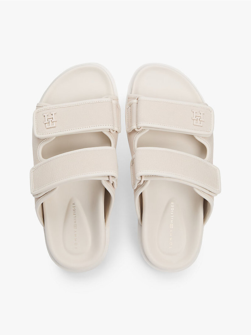 Kadın Double Strap Nubuck Terlik Bej FW0FW09298AEO