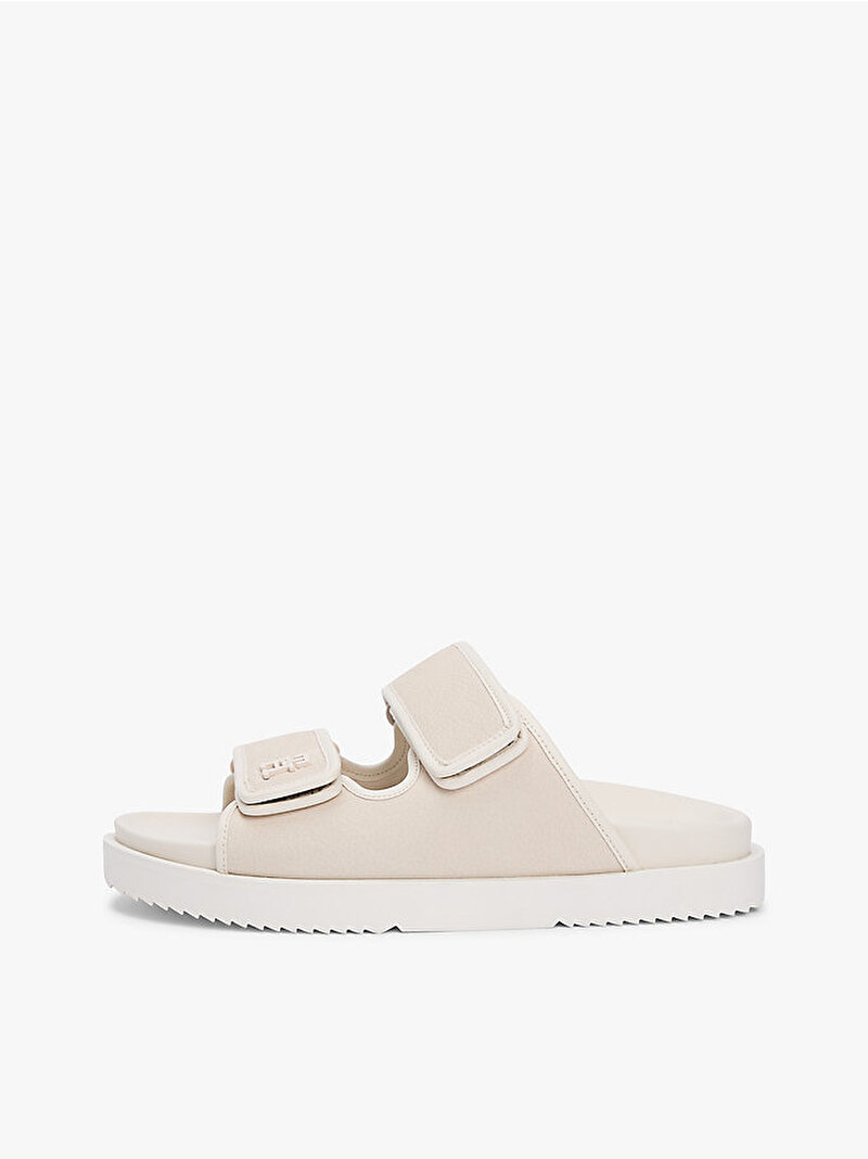 Kadın Double Strap Nubuck Terlik Bej FW0FW09298AEO