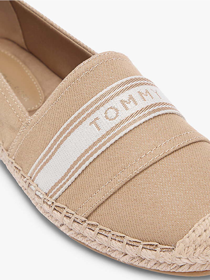 Kadın Hilfiger Webbing Espadril Bej FW0FW09334RBC
