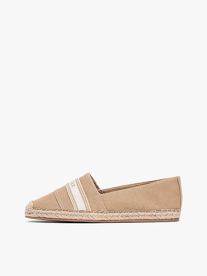 Kadın Hilfiger Webbing Espadril Bej FW0FW09334RBC