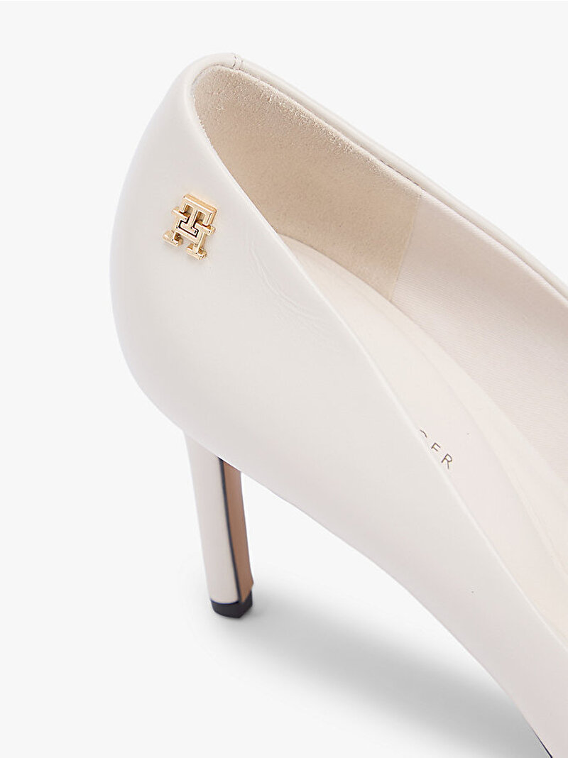 Kadın Essential Pointed Topuklu Ayakkabı Bej FW0FW09362AEO