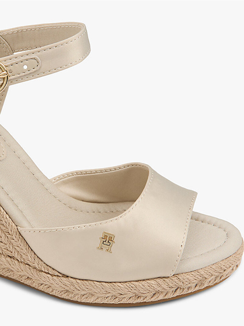 Kadın High Wedge Espadril Topuklu Ayakkabı Bej FW0FW09469ACI