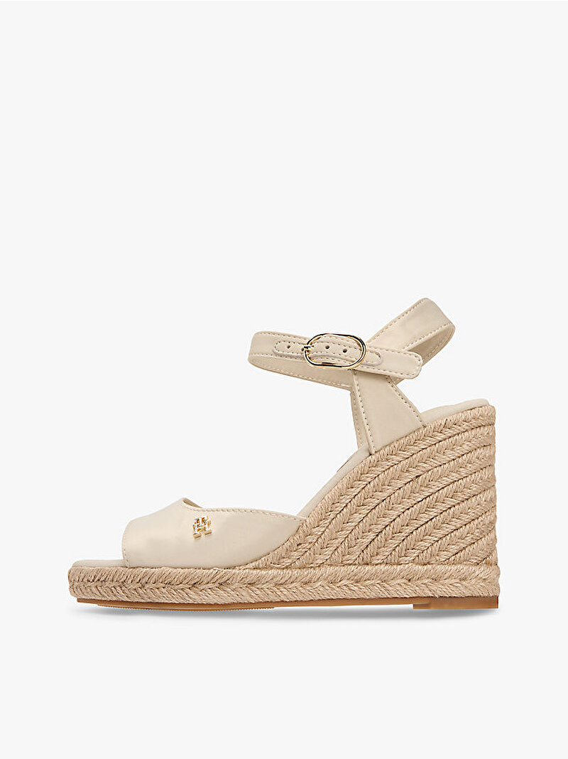 Kadın High Wedge Espadril Topuklu Ayakkabı Bej FW0FW09469ACI