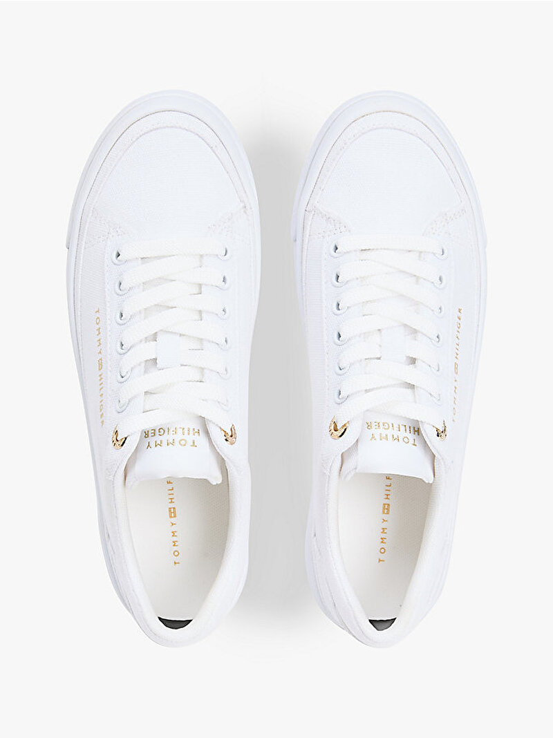 Kadın TH Foxing Platform Sneaker Beyaz FW0FW09480YBS