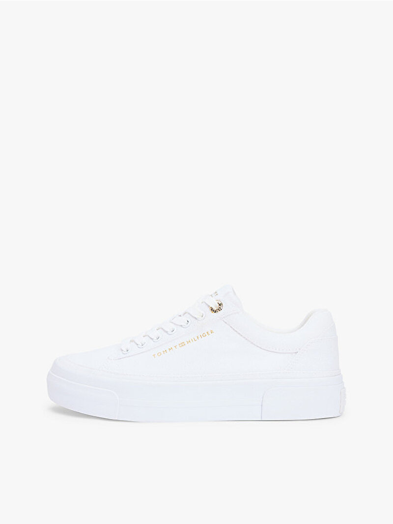 Kadın TH Foxing Platform Sneaker Beyaz FW0FW09480YBS